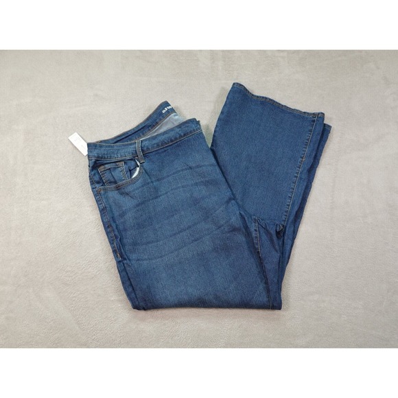 Old Navy Womens Denim Blue Mid Rise Original Bootcut Jeans Size 26 Short - Picture 12 of 13